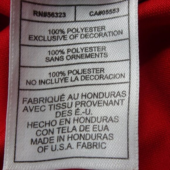 NCAA Ohio State Buckeyes Red Polo Fit Dry Medium - Picture 6 of 7